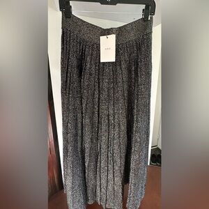 ALC Glittery Knit Midi Skirt